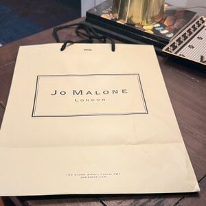 Jo Malone Cream and Black Gift Bag